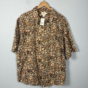 NWT‎ Deadstock J. Crew Oarman Floral Patterned Men's Shirt